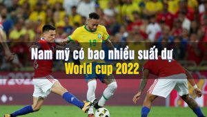 nam mỹ có bao nhiều suất dự world cup 2022